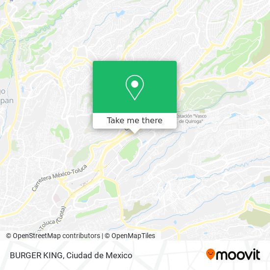 Mapa de BURGER KING