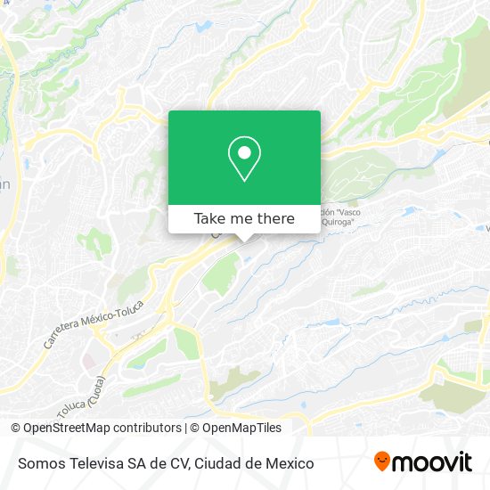 Somos Televisa SA de CV map