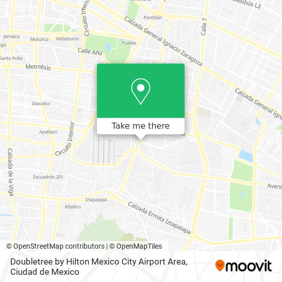 Doubletree by Hilton Mexico City Airport Area map