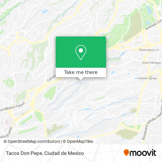 Tacos Don Pepe map