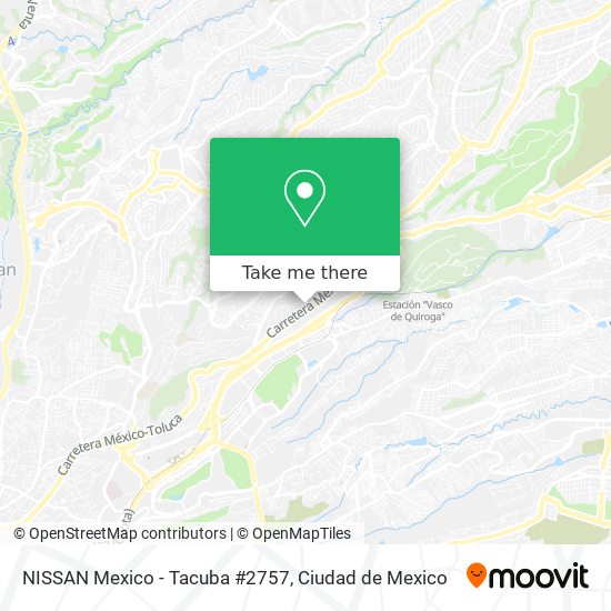 NISSAN Mexico - Tacuba #2757 map