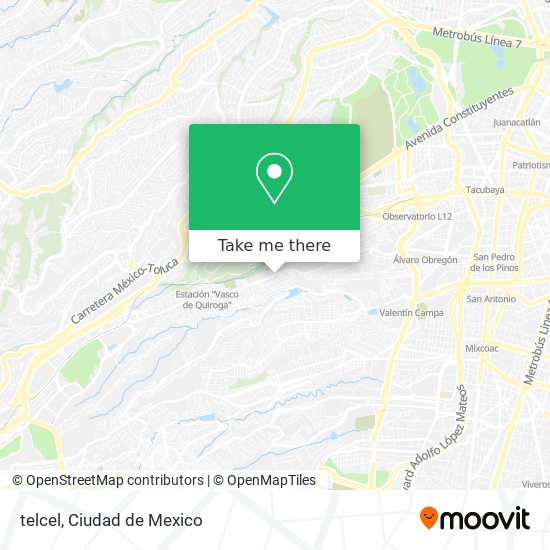 Mapa de telcel