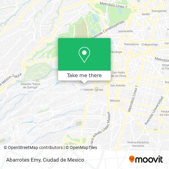 Abarrotes Emy map