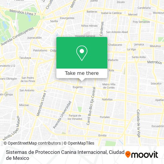Sistemas de Proteccion Canina Internacional map