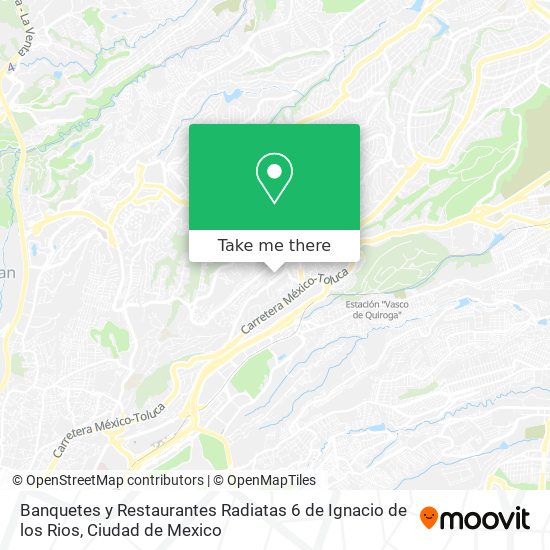 Banquetes y Restaurantes Radiatas 6 de Ignacio de los Rios map