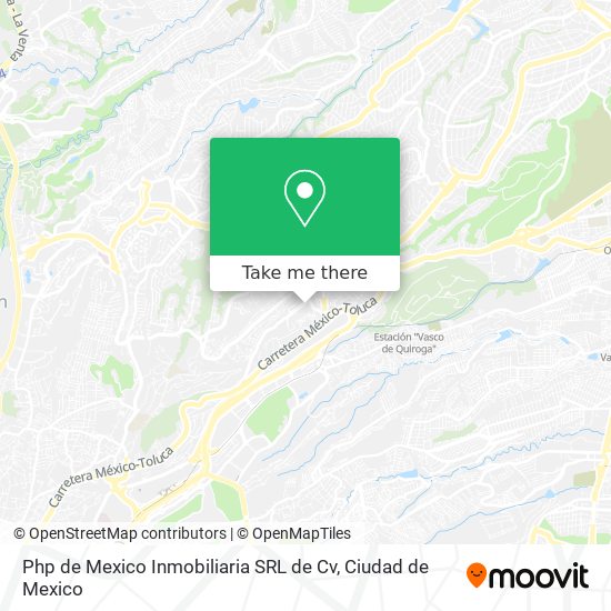 Php de Mexico Inmobiliaria SRL de Cv map