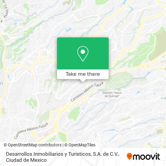 Mapa de Desarrollos Inmobiliarios y Turisticos, S.A. de C.V.