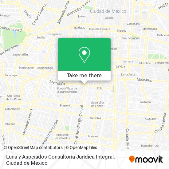 Luna y Asociados Consultoría Jurídica Integral map