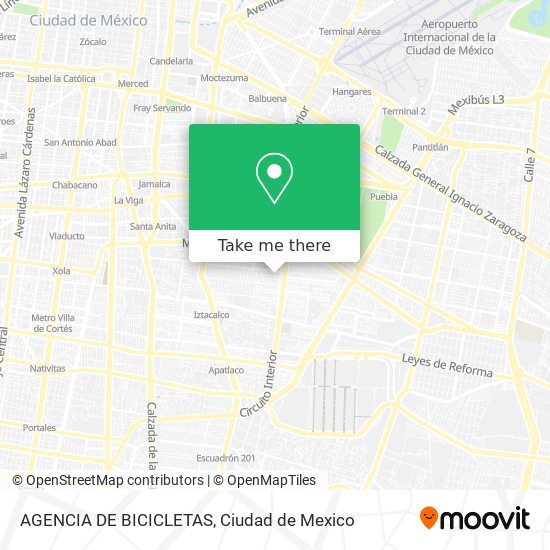 AGENCIA DE BICICLETAS map