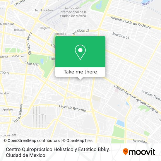 Centro Quiropráctico Holístico y Estético Bbky map