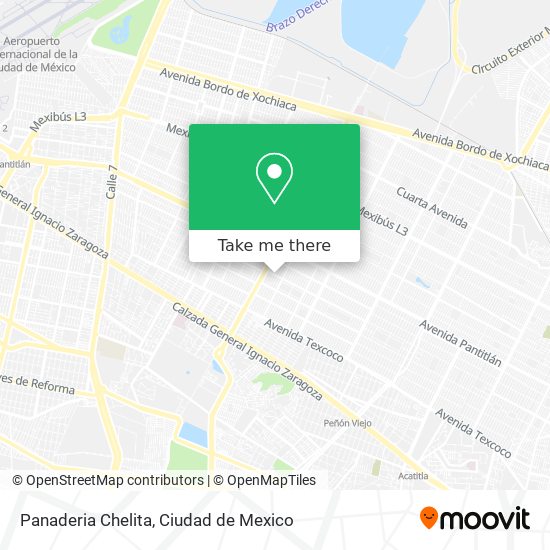 Mapa de Panaderia Chelita