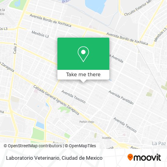 Mapa de Laboratorio Veterinario