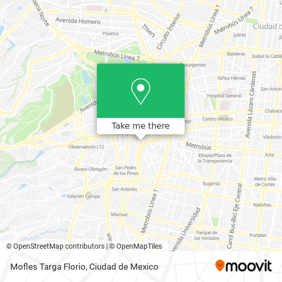 Mofles Targa Florio map