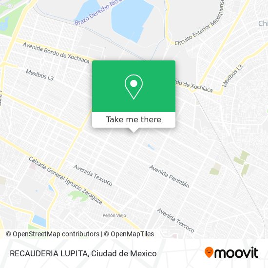 Mapa de RECAUDERIA LUPITA