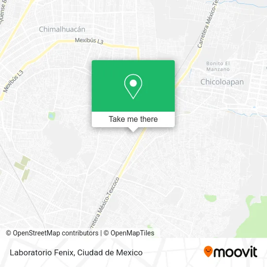 Laboratorio Fenix map
