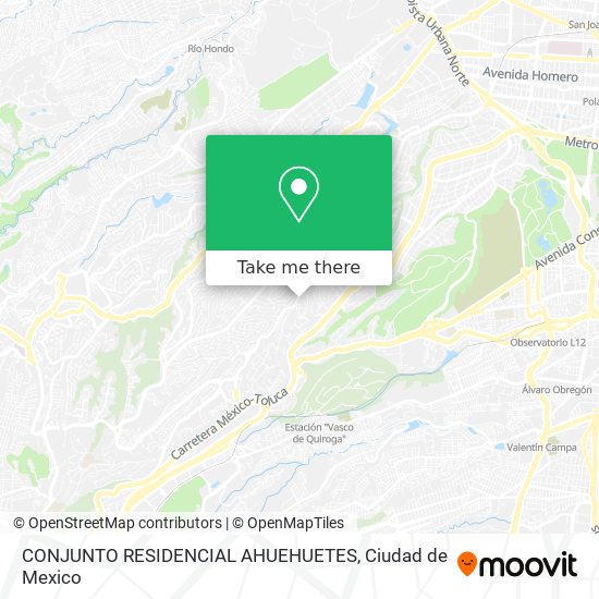 CONJUNTO RESIDENCIAL AHUEHUETES map