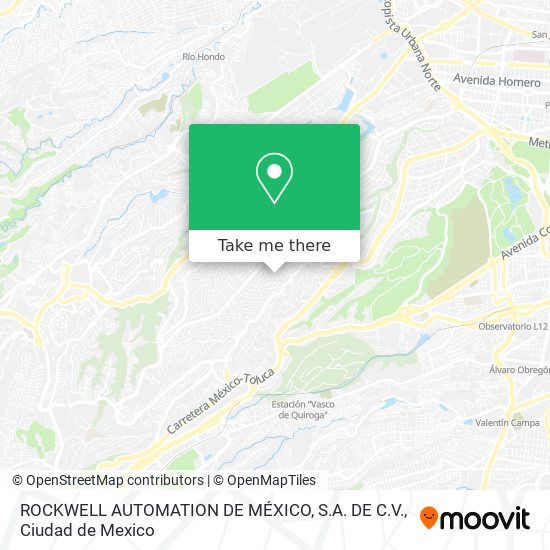 ROCKWELL AUTOMATION DE MÉXICO, S.A. DE C.V. map