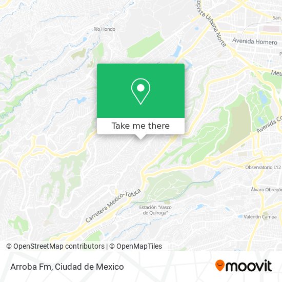 Arroba Fm map