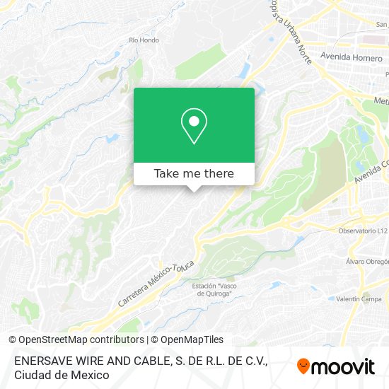 ENERSAVE WIRE AND CABLE, S. DE R.L. DE C.V. map