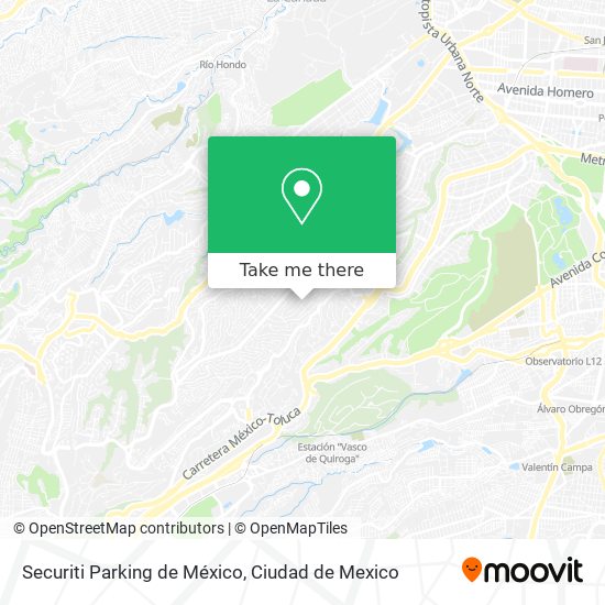 Securiti Parking de México map