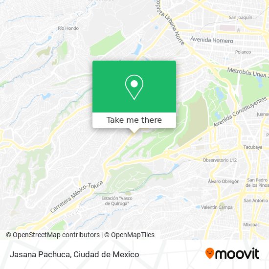 Jasana Pachuca map