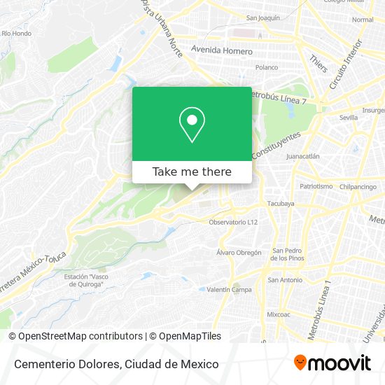 Mapa de Cementerio Dolores