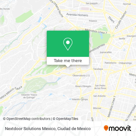 Nextdoor Solutions Mexico map