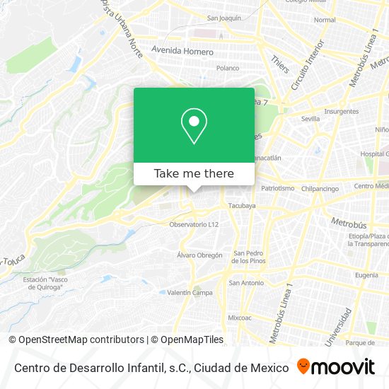 Mapa de Centro de Desarrollo Infantil, s.C.