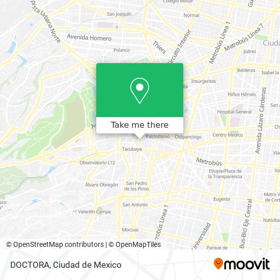 DOCTORA map