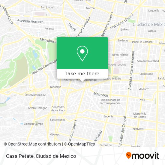 Casa Petate map