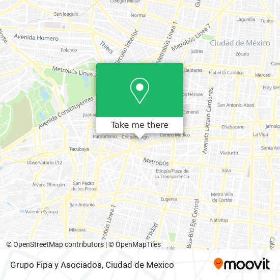 Grupo Fipa y Asociados map