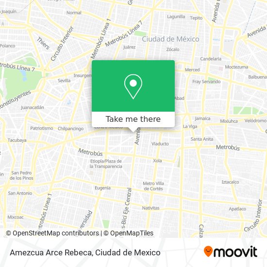Amezcua Arce Rebeca map