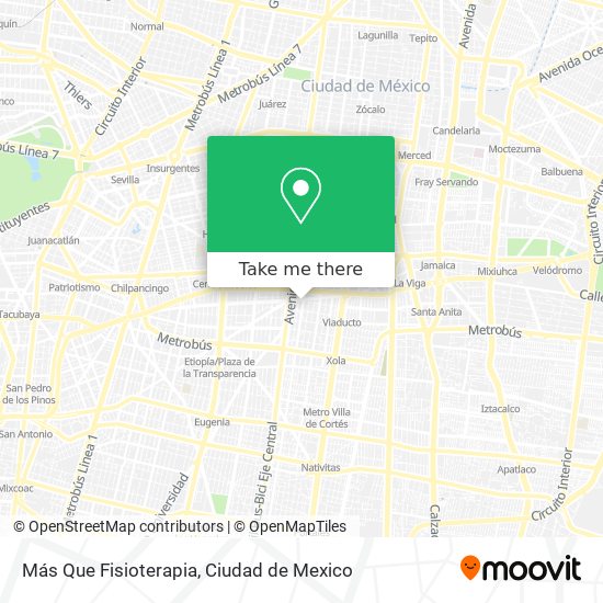Más Que Fisioterapia map