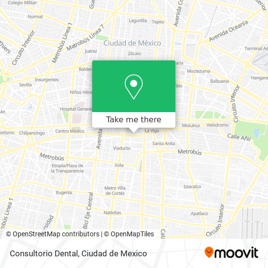 Consultorio Dental map