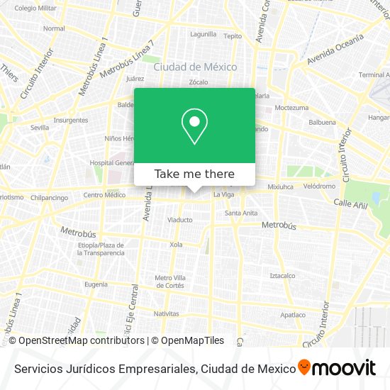 Servicios Jurídicos Empresariales map