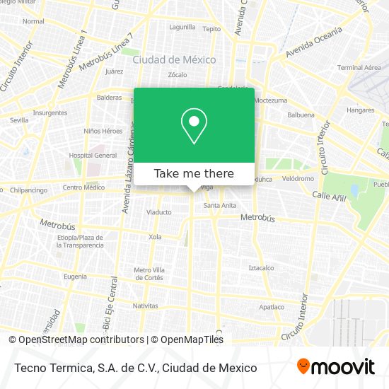 Tecno Termica, S.A. de C.V. map