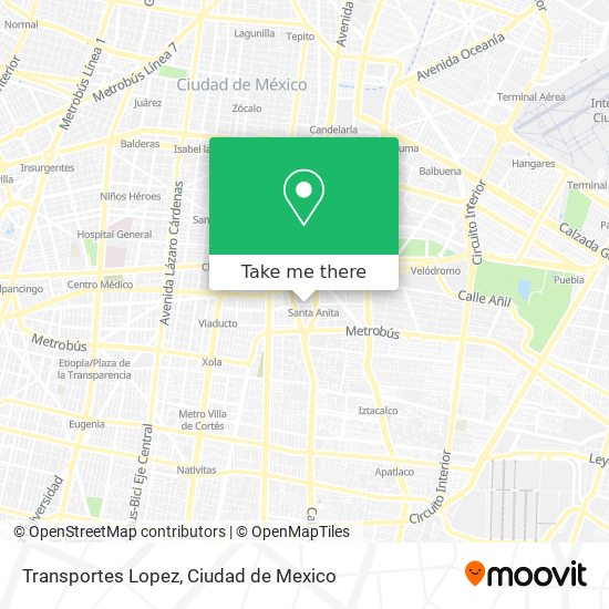 Transportes Lopez map