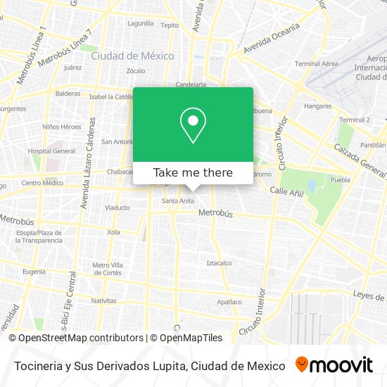 Tocineria y Sus Derivados Lupita map
