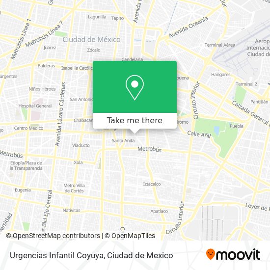 Urgencias Infantil Coyuya map