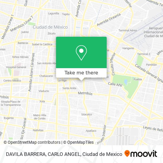 DAVILA BARRERA, CARLO ANGEL map