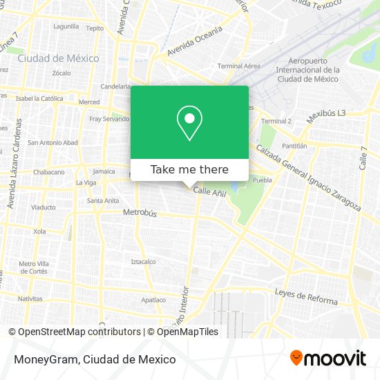 MoneyGram map