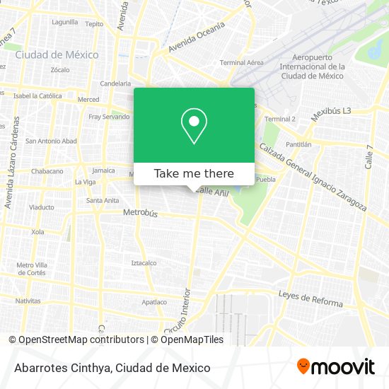 Abarrotes Cinthya map