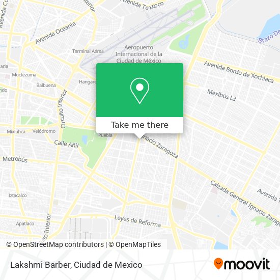Mapa de Lakshmi Barber