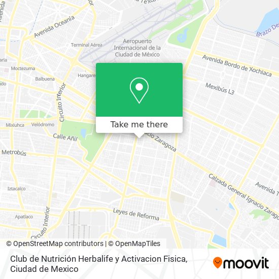 Club de Nutrición Herbalife y Activacion Fisica map