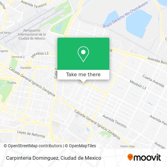 Carpinteria Dominguez map