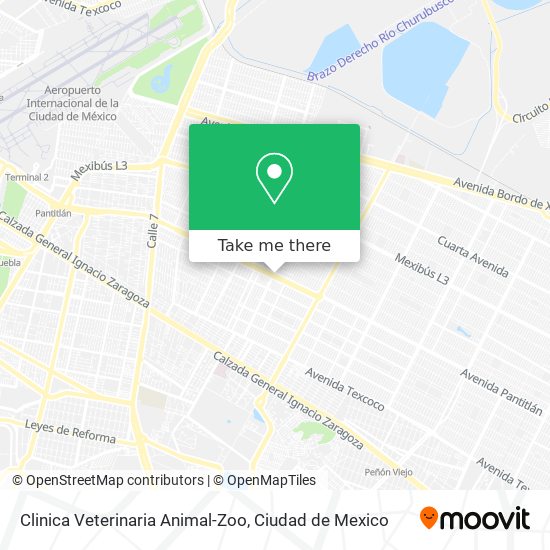 Clinica Veterinaria Animal-Zoo map