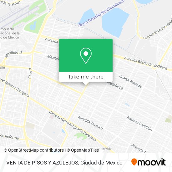 Mapa de VENTA DE PISOS Y AZULEJOS