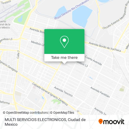 Mapa de MULTI SERVICIOS ELECTRONICOS