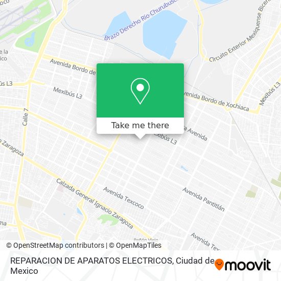 REPARACION DE APARATOS ELECTRICOS map