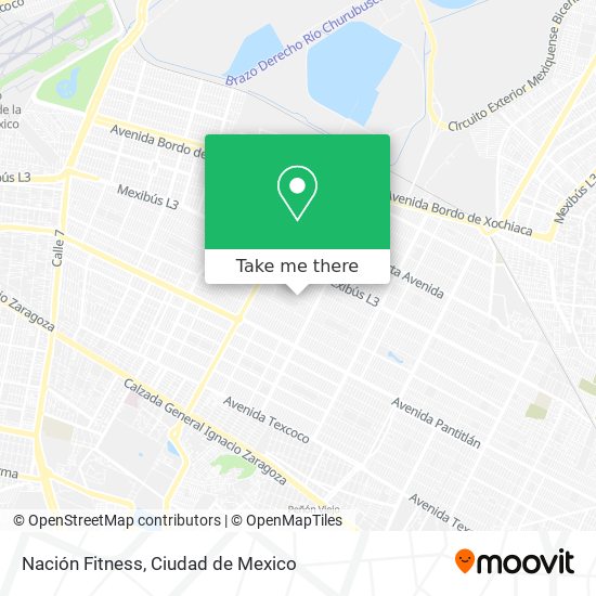 Nación Fitness map